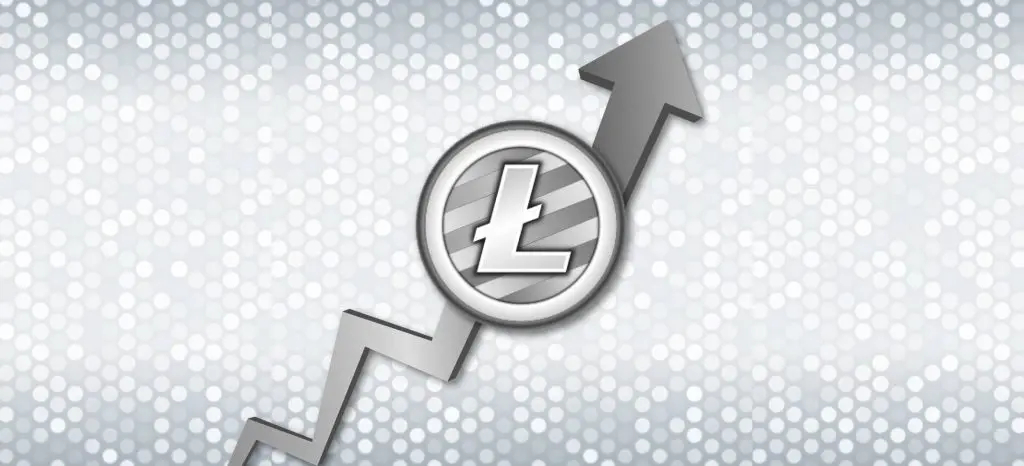 Kovanec lite coin na Luni
