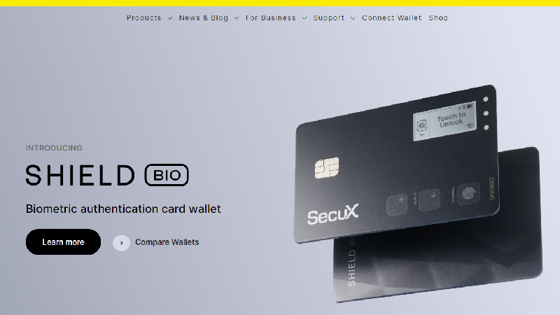 Anonimna kripto denarnica SecuX brez KYC.
