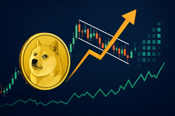 Cena Dogecoina se približuje 0,22 USD, saj je 55 milijonov USD v kratkih pozicijah DOGE pred likvidacijo