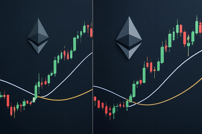 Zlati križ se pojavi na grafikonu Ethereuma — se bo zgodovina ponovila?
