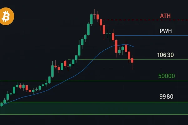 BTC Garfield day TA avtor Mako Sharks