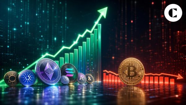 Kripto metrika signalizira sezono altcoinov, saj se dominanca Bitcoina ustavlja